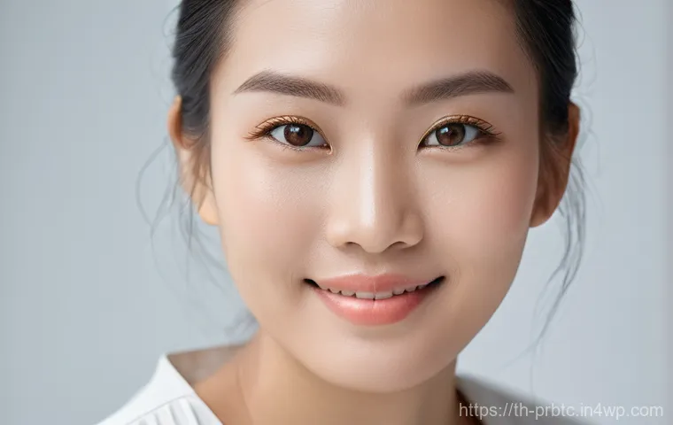 프로바이오틱 스킨케어 제품의 효과적인 사용 방법 - **Prompt:** A serene and captivating portrait of a young Thai woman, approximately 25-30 years old, ...