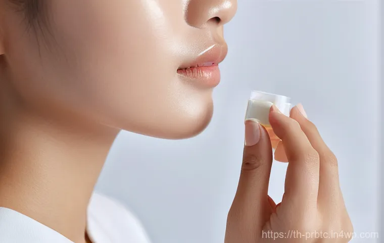 프로바이오틱 스킨케어 제품의 효과적인 사용 방법 - **Prompt:** A serene and captivating portrait of a young Thai woman, approximately 25-30 years old, ...