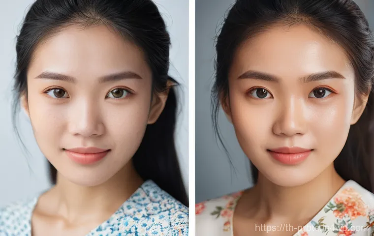 프로바이오틱 스킨케어와 사회적 책임 - **Prompt:** A serene and radiant Thai woman in her late twenties with clear, healthy, and luminous s...